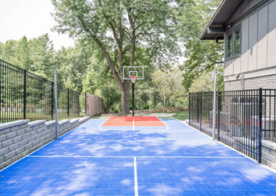 basketball court - omaha home additions