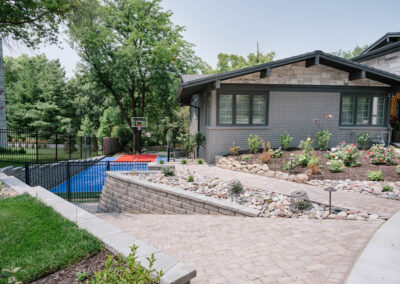 baskeball court - omaha home additions