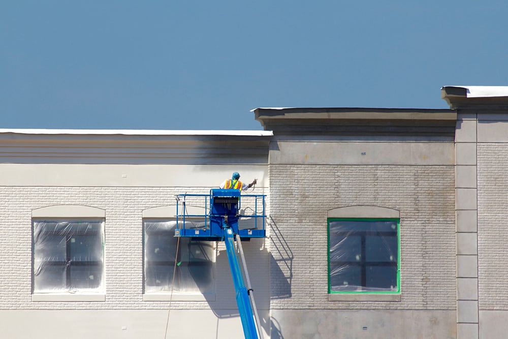 commercial painting exterior office building