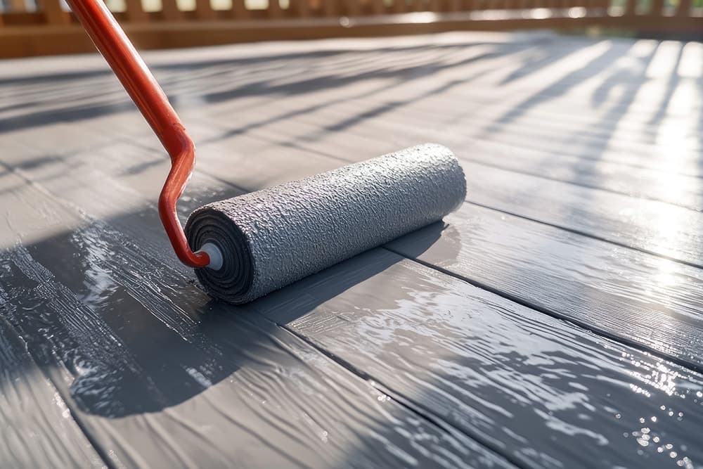 exterior house painting deck