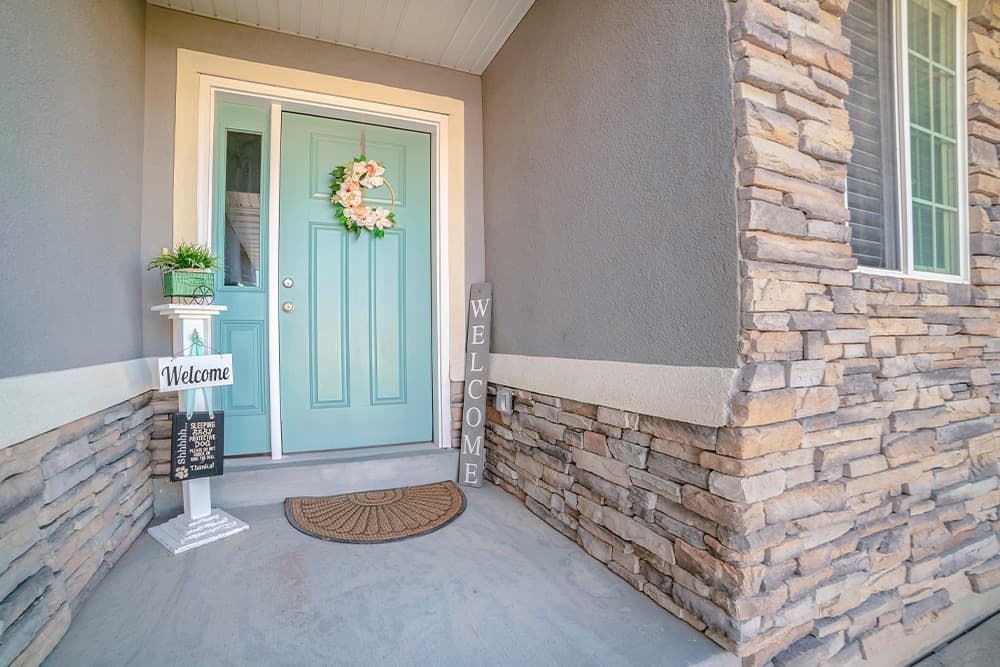 exterior house painting entry way door